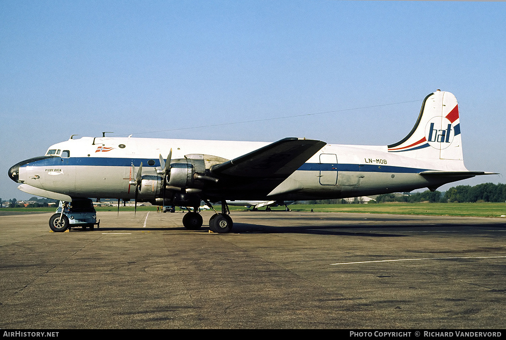 Aircraft Photo of LN-MOB | Douglas C-54E Skymaster | Bergen Air Transport - BAT | AirHistory.net #19567