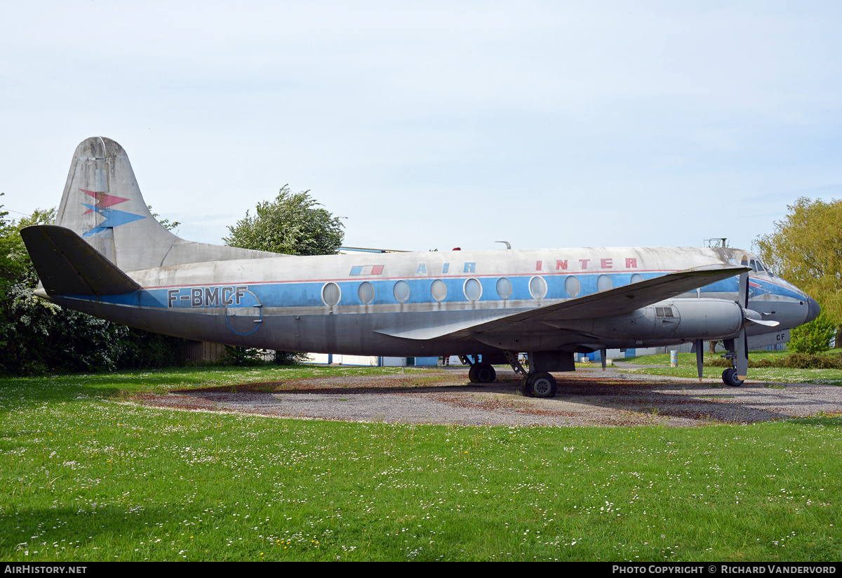 Aircraft Photo of F-BMCF | Vickers 724 Viscount | Air Inter | AirHistory.net #19582