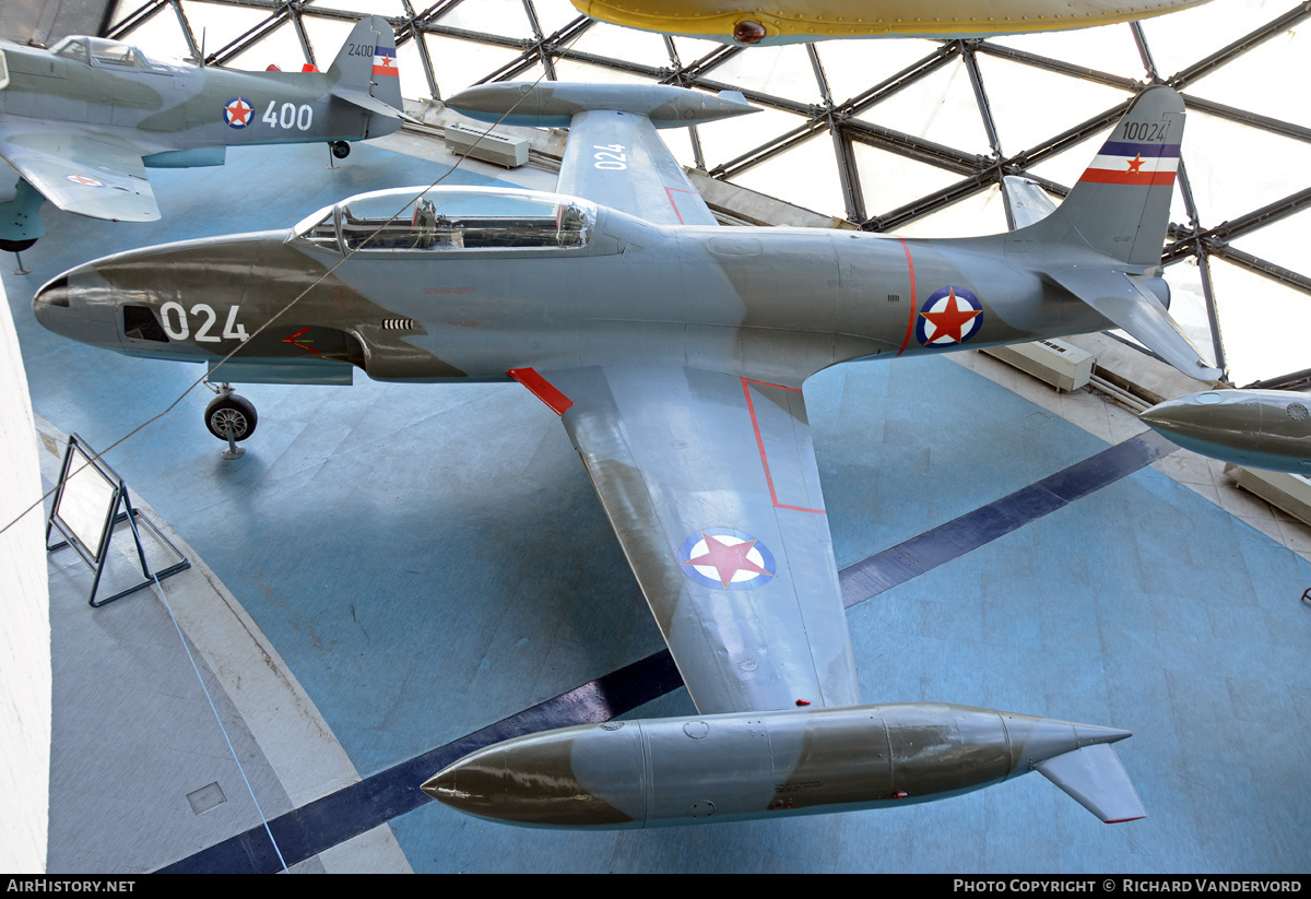 Aircraft Photo of 10024 | Lockheed IT-33A | Yugoslavia - Air Force | AirHistory.net #19590