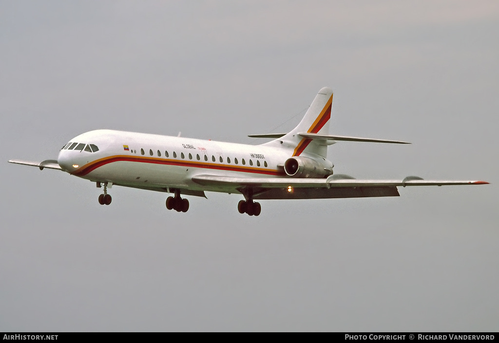 Aircraft Photo of HK-3955X | Sud SE-210 Caravelle 10B3 Super B | Global Colombia | AirHistory.net #19608