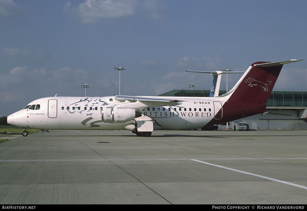 Aircraft Photo of G-BRAB | British Aerospace BAe-146-300 | British World Airlines | AirHistory.net #19631