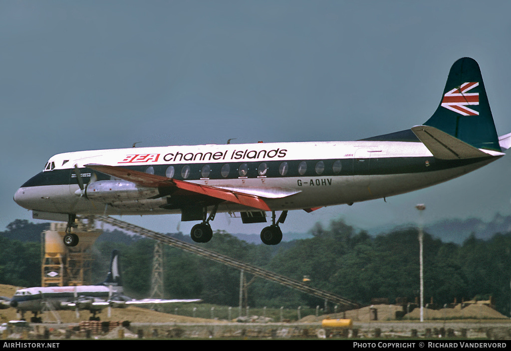 Aircraft Photo of G-AOHV | Vickers 802 Viscount | BEA Channel Islands - British European Airways | AirHistory.net #19638