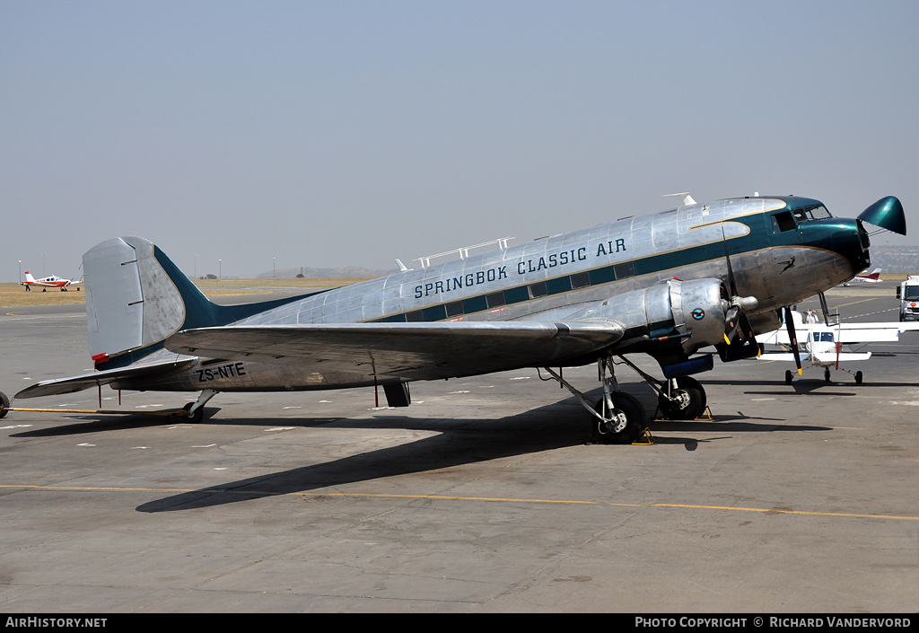 Aircraft Photo of ZS-NTE | Douglas C-47A Skytrain | Springbok Classic Air | AirHistory.net #19642