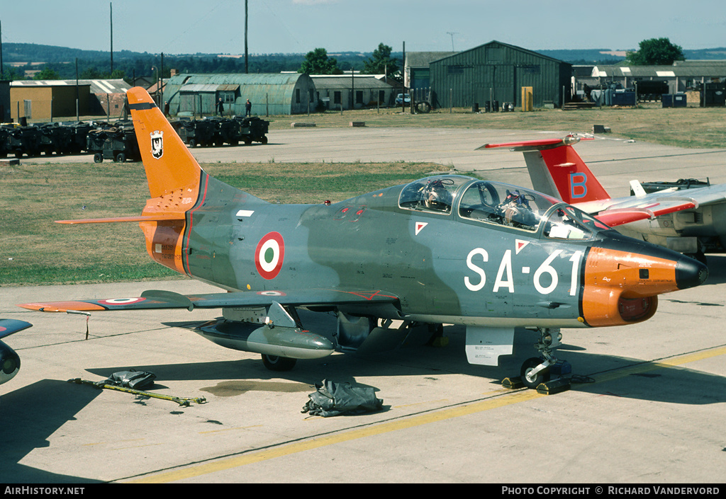 Aircraft Photo of MM6361 | Fiat G-91T/1 | Italy - Air Force | AirHistory.net #19651