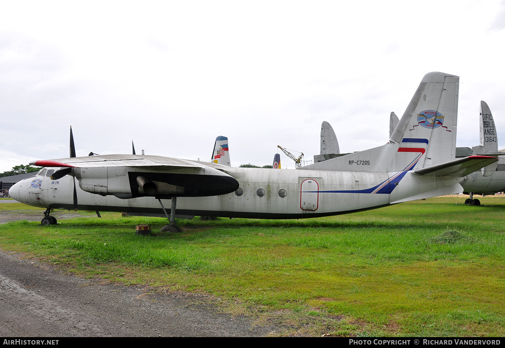 Aircraft Photo of RP-C7205 | Antonov An-24B | Mosphil Aero | AirHistory.net #19653