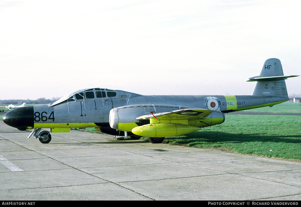 Aircraft Photo of N94749 / WD592 | Gloster Meteor TT20 | UK - Navy | AirHistory.net #19661