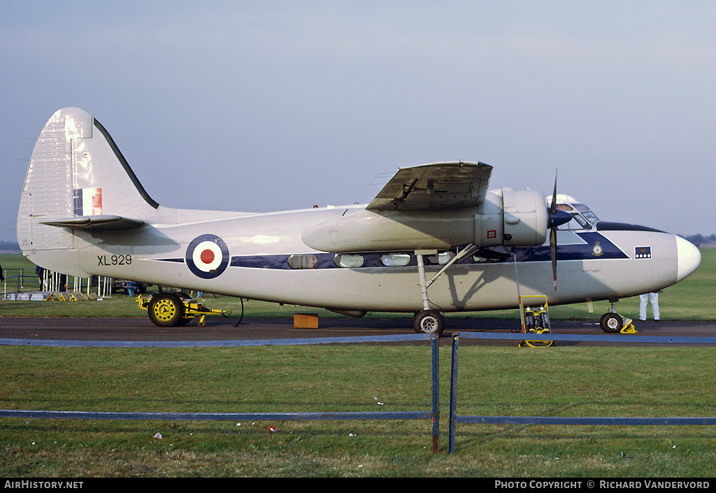 Aircraft Photo of XL929 | Hunting-Percival P.66 Pembroke C.1 | UK - Air Force | AirHistory.net #19668