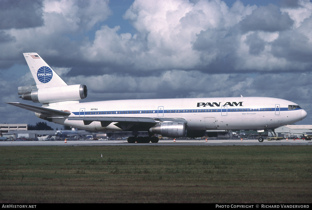 Aircraft Photo of N61NA | McDonnell Douglas DC-10-10 | Pan American World Airways - Pan Am | AirHistory.net #19672