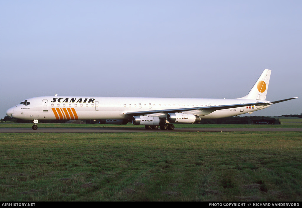 Aircraft Photo of OY-SBK | McDonnell Douglas DC-8-63 | Scanair | AirHistory.net #19674