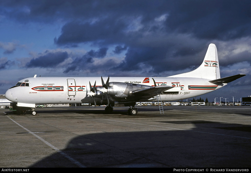 Aircraft Photo of F-OGST | Lockheed L-188C(F) Electra | STAF - Servicios de Transportes Aéreos Fueguinos | AirHistory.net #19680