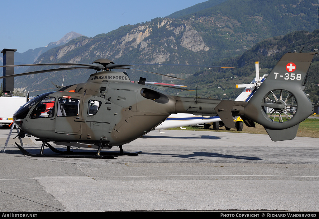 Aircraft Photo of T-358 | Eurocopter TH05 (EC-635P-2+) | Switzerland - Air Force | AirHistory.net #19693