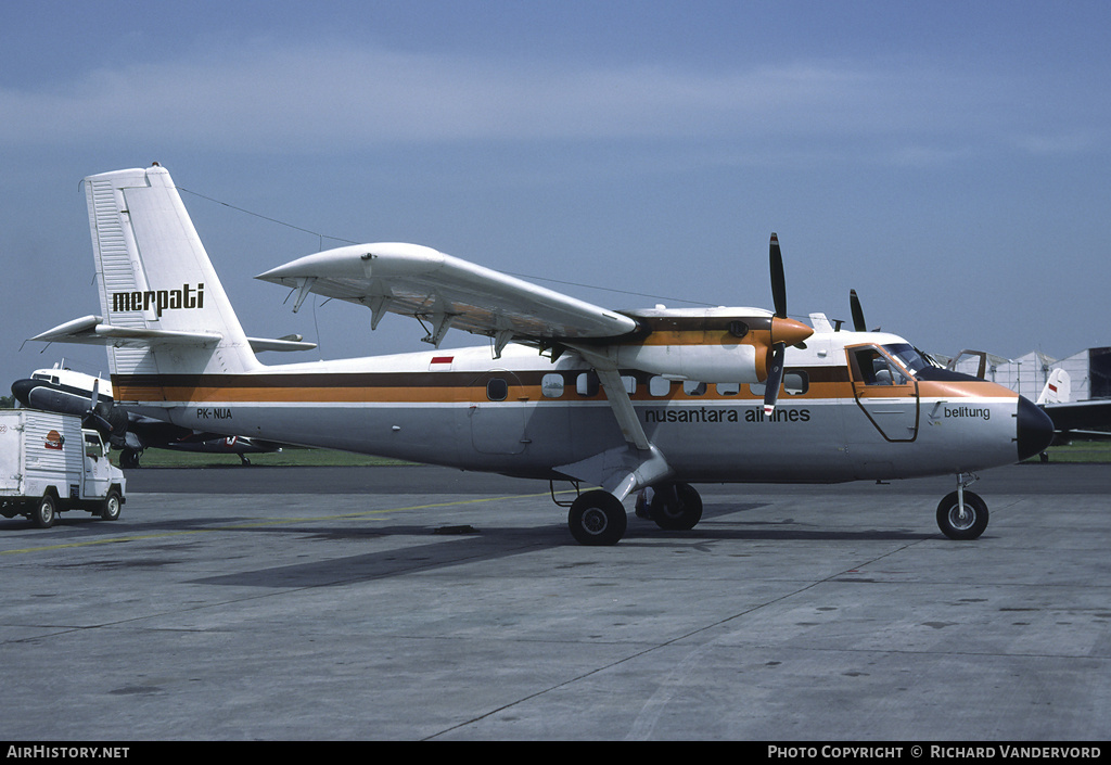 Aircraft Photo of PK-NUA | De Havilland Canada DHC-6-100 Twin Otter | Merpati Nusantara Airlines | AirHistory.net #19706