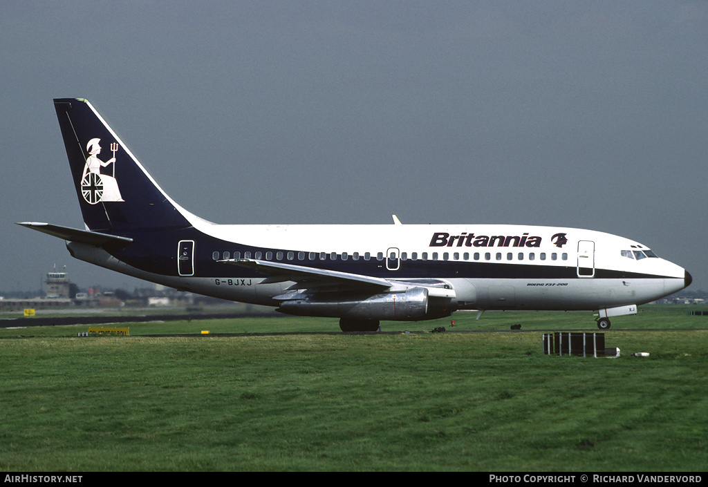 Aircraft Photo of G-BJXJ | Boeing 737-219/Adv | Britannia Airways | AirHistory.net #19707