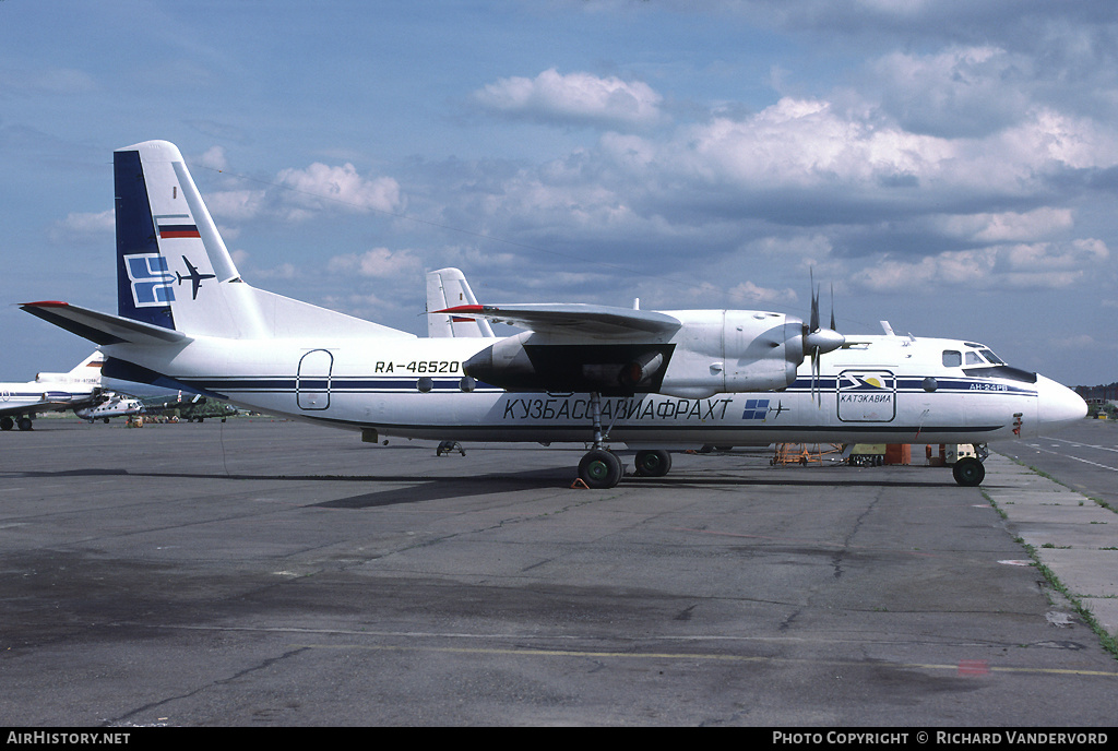 Aircraft Photo of RA-46520 | Antonov An-24RV | Kuzbassaviafracht | AirHistory.net #19717