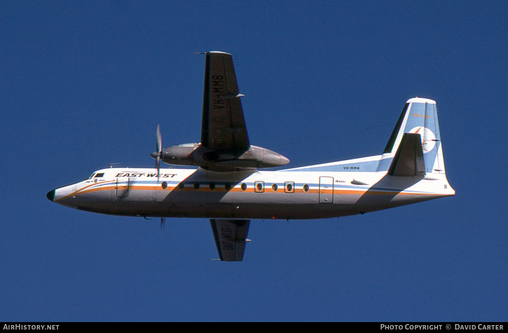 Aircraft Photo of VH-MMB | Fokker F27-300 Friendship | East-West Airlines | AirHistory.net #19718