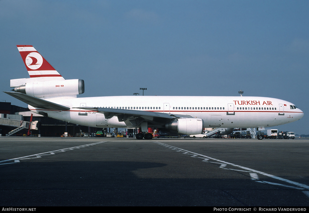 Aircraft Photo of TC-JAU | McDonnell Douglas DC-10-10 | Turkish Air | AirHistory.net #19748