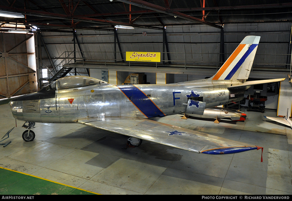Aircraft Photo of 361 | Canadair CL-13B Sabre 6 | South Africa - Air Force | AirHistory.net #19756