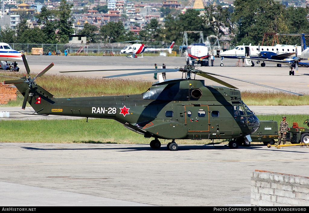 Aircraft Photo of RAN-28 | Aerospatiale SA-330J Puma | Nepal - Army | AirHistory.net #19757