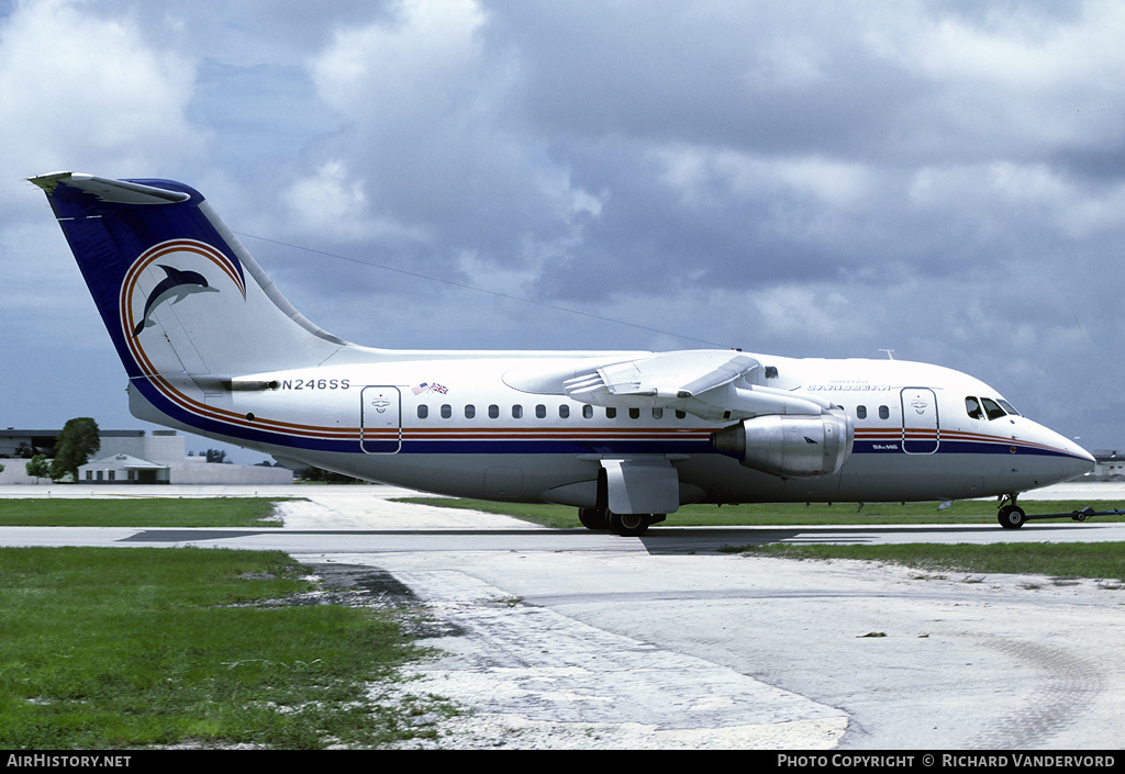 Aircraft Photo of N246SS | British Aerospace BAe-146-100 | British Caribbean Airways | AirHistory.net #19759