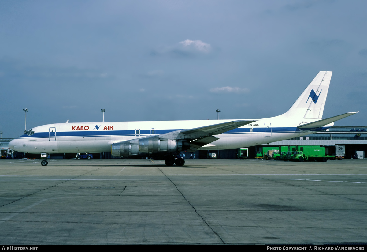Aircraft Photo of 5N-AWE | Douglas DC-8-55(F) | Kabo Air | AirHistory.net #19760