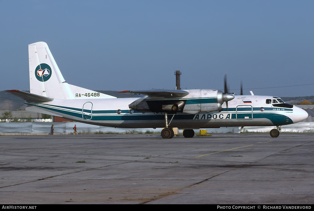 Aircraft Photo of RA-46488 | Antonov An-24RV | Alrosa Air Enterprise | AirHistory.net #19766