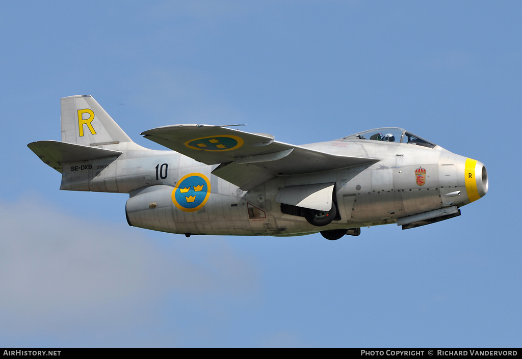 Aircraft Photo of SE-DXB / 29670 | Saab J29F Tunnan | Sweden - Air Force | AirHistory.net #19777