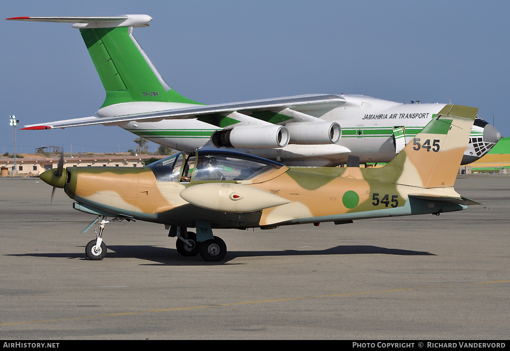 Aircraft Photo of 545 | SIAI-Marchetti SF-260WL Warrior | Libya - Air Force | AirHistory.net #19781