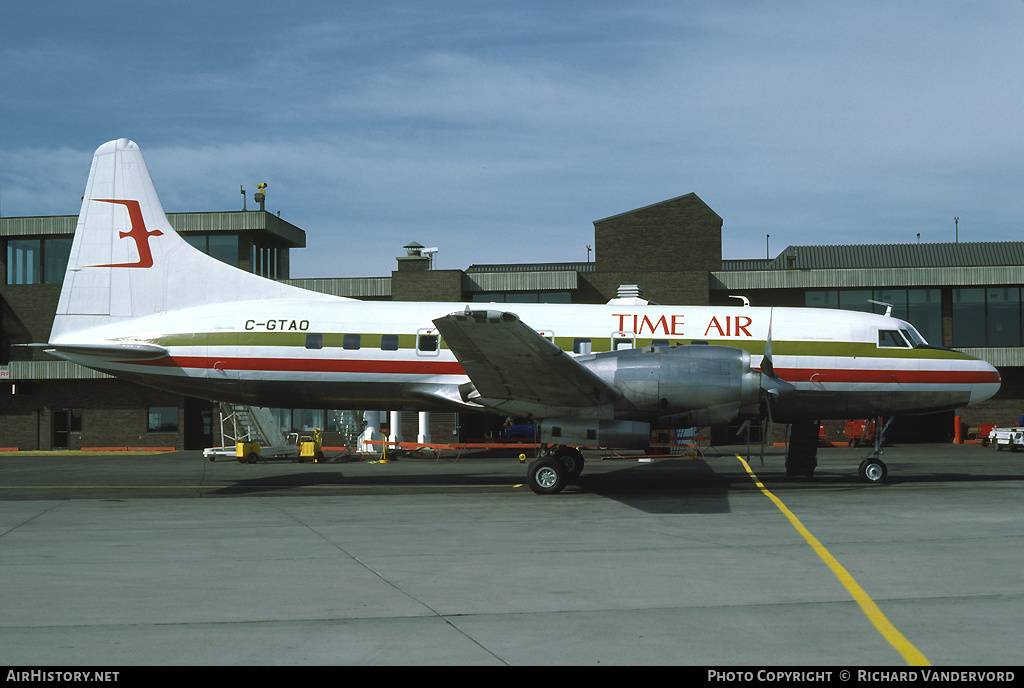 Aircraft Photo of C-GTAO | Convair 580 | Time Air | AirHistory.net #19796