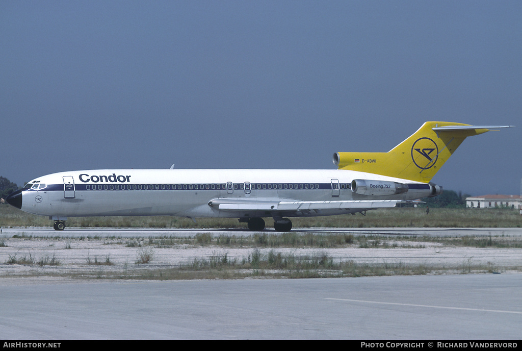 Aircraft Photo of D-ABWI | Boeing 727-230/Adv | Condor Flugdienst | AirHistory.net #19808