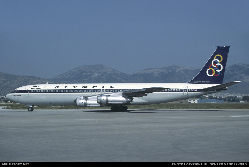 Aircraft Photo of SX-DBF | Boeing 707-384B | Olympic | AirHistory.net #19811