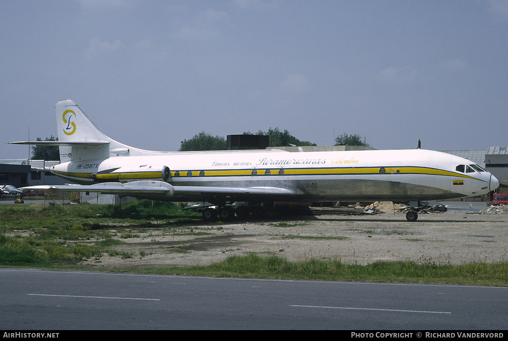 Aircraft Photo of HK-2597X | Sud SE-210 Caravelle VI-R | Líneas Aéreas Suramericanas - LAS | AirHistory.net #19813