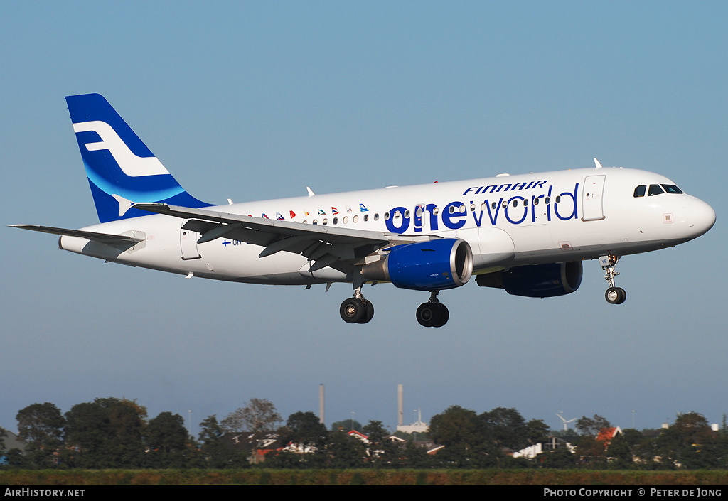 Aircraft Photo of OH-LVF | Airbus A319-112 | Finnair | AirHistory.net #19819