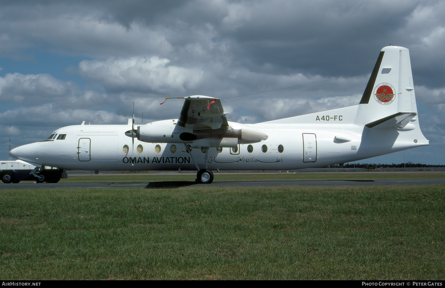 Aircraft Photo of A4O-FC | Fokker F27-500 Friendship | Oman Aviation Services | AirHistory.net #19838