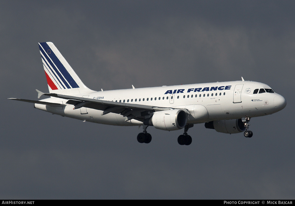 Aircraft Photo of F-GRHA | Airbus A319-111 | Air France | AirHistory.net #19842