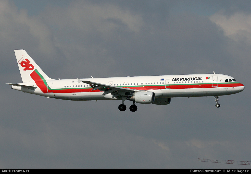 Aircraft Photo of CS-TJG | Airbus A321-211 | TAP Air Portugal | AirHistory.net #19848