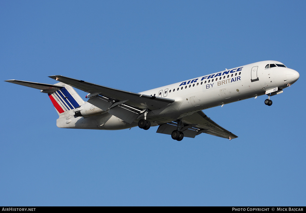 Aircraft Photo of F-GKHD | Fokker 100 (F28-0100) | Air France | AirHistory.net #19856