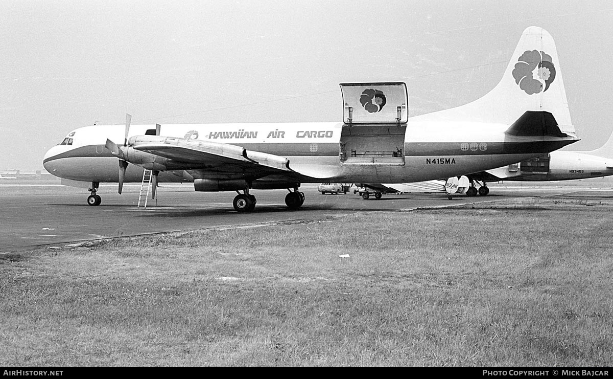 Aircraft Photo of N415MA | Lockheed L-188A Electra | Hawaiian Air Cargo | AirHistory.net #19877