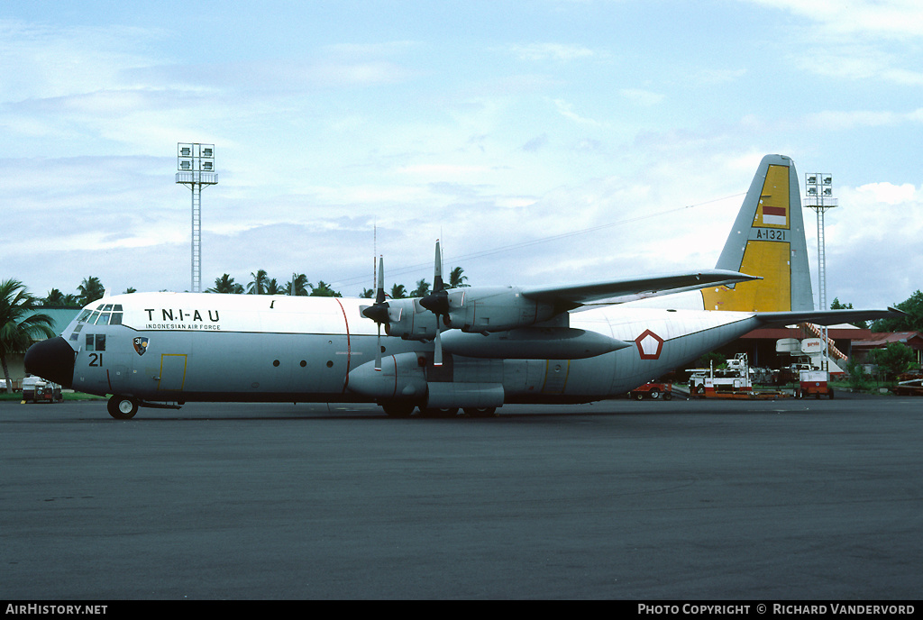 Aircraft Photo of A-1321 | Lockheed C-130H-30 Hercules (L-382) | Indonesia - Air Force | AirHistory.net #19898