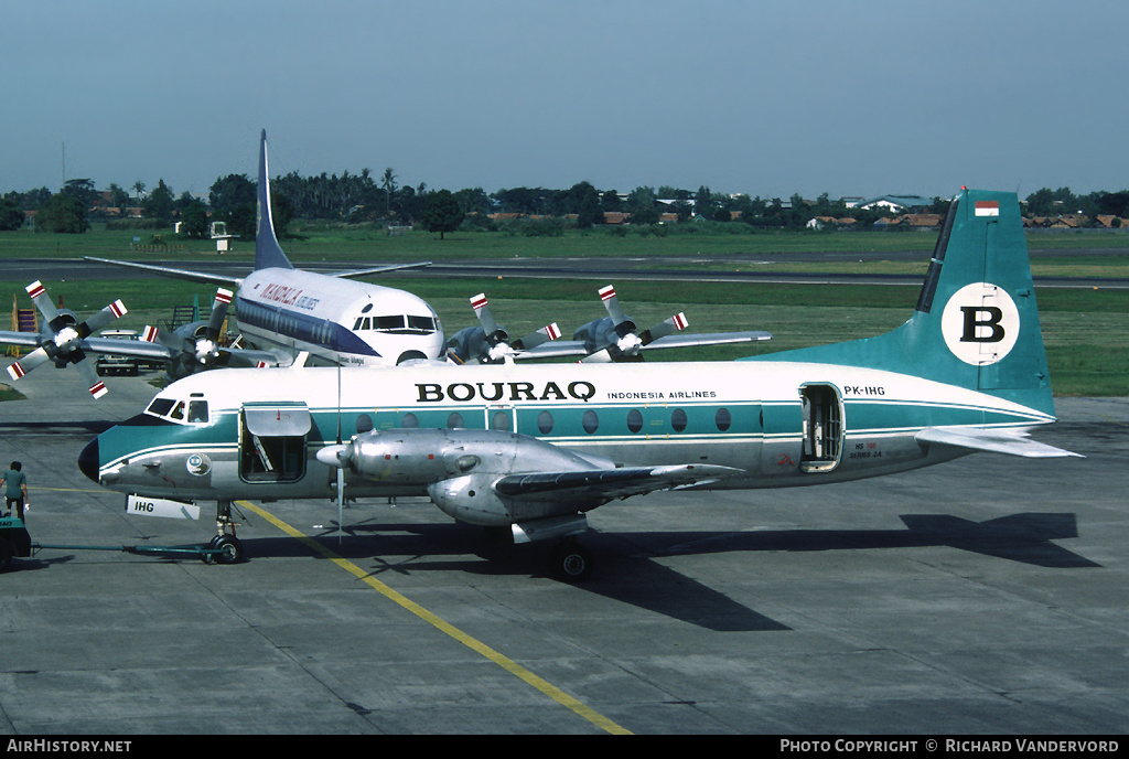 Aircraft Photo of PK-IHG | Hawker Siddeley HS-748 Srs2A/235 | Bouraq Indonesia Airlines | AirHistory.net #19902