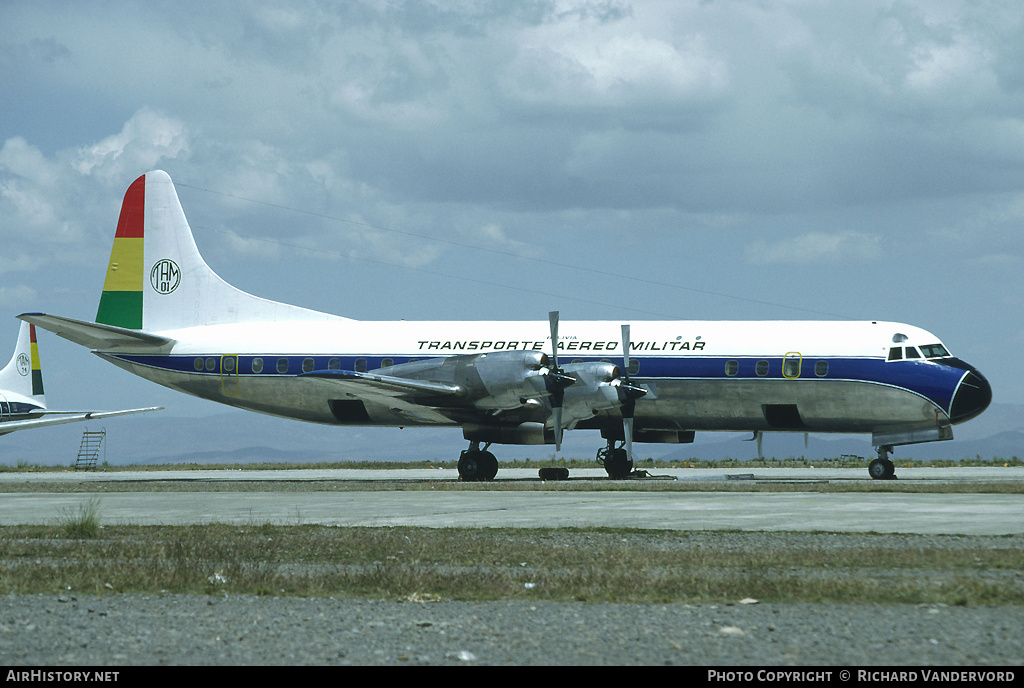 Aircraft Photo of TAM-01 | Lockheed L-188A Electra | Bolivia - Transporte Aéreo Militar | AirHistory.net #19908