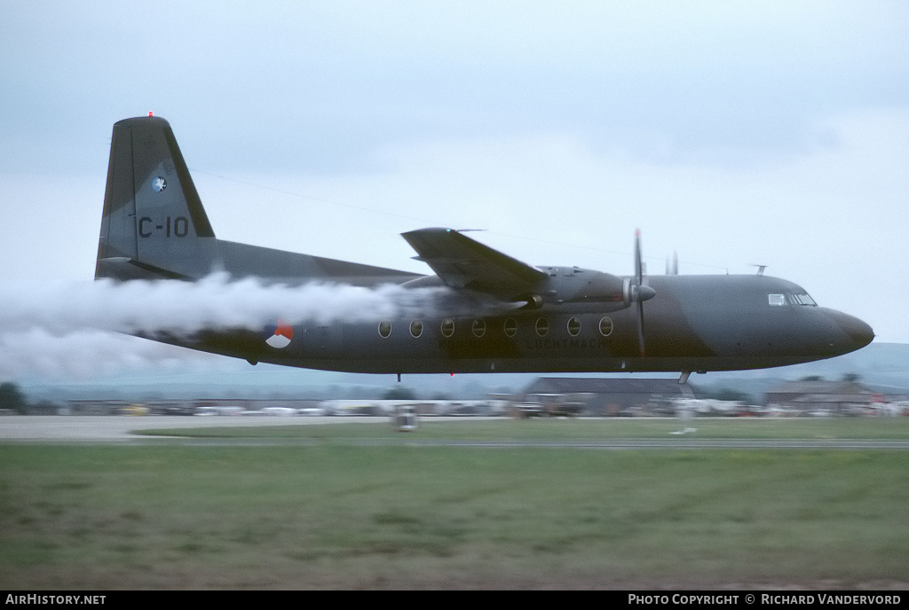 Aircraft Photo of C-10 | Fokker F27-300M Troopship | Netherlands - Air Force | AirHistory.net #19914