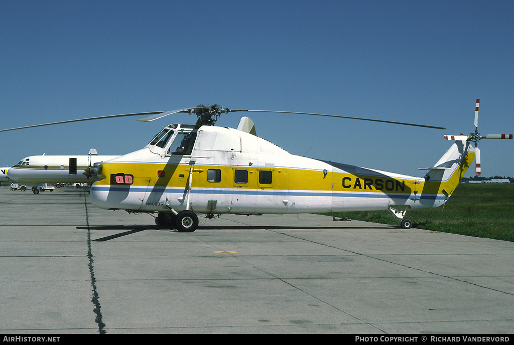 Aircraft Photo of N90935 | Sikorsky S-58DT | Carson Helicopters | AirHistory.net #19915
