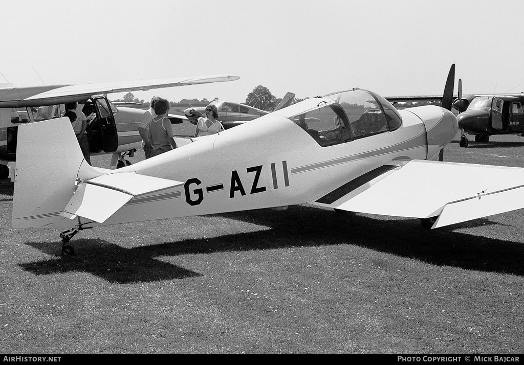 Aircraft Photo of G-AZII | SAN Jodel D-117A | AirHistory.net #19924