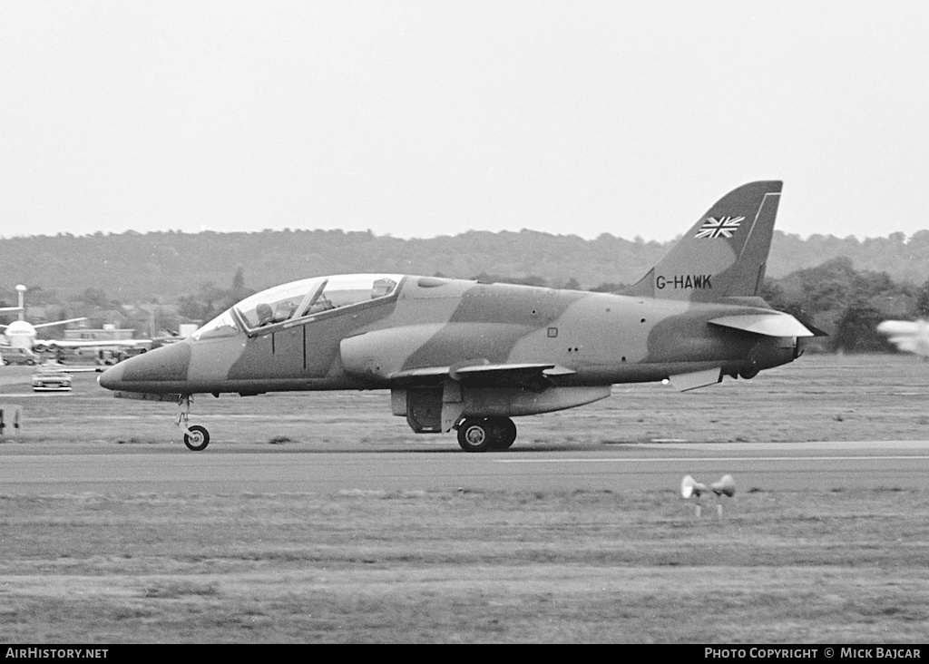 Aircraft Photo of G-HAWK | Hawker Siddeley Hawk T1 | AirHistory.net #19941