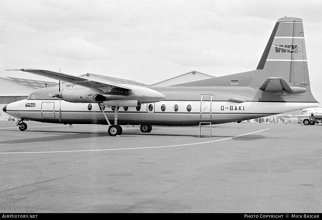 Aircraft Photo of D-BAKI | Fokker F27-100 Friendship | WDL Aviation | AirHistory.net #19947