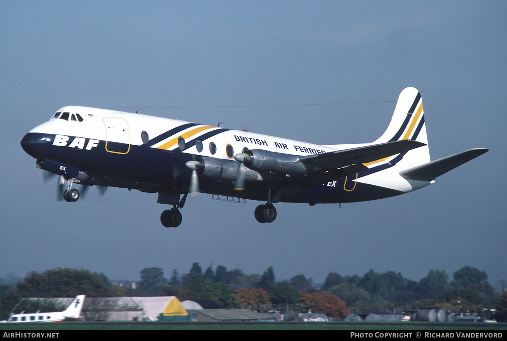 Aircraft Photo of G-APEX | Vickers 806 Viscount | British Air Ferries - BAF | AirHistory.net #19964