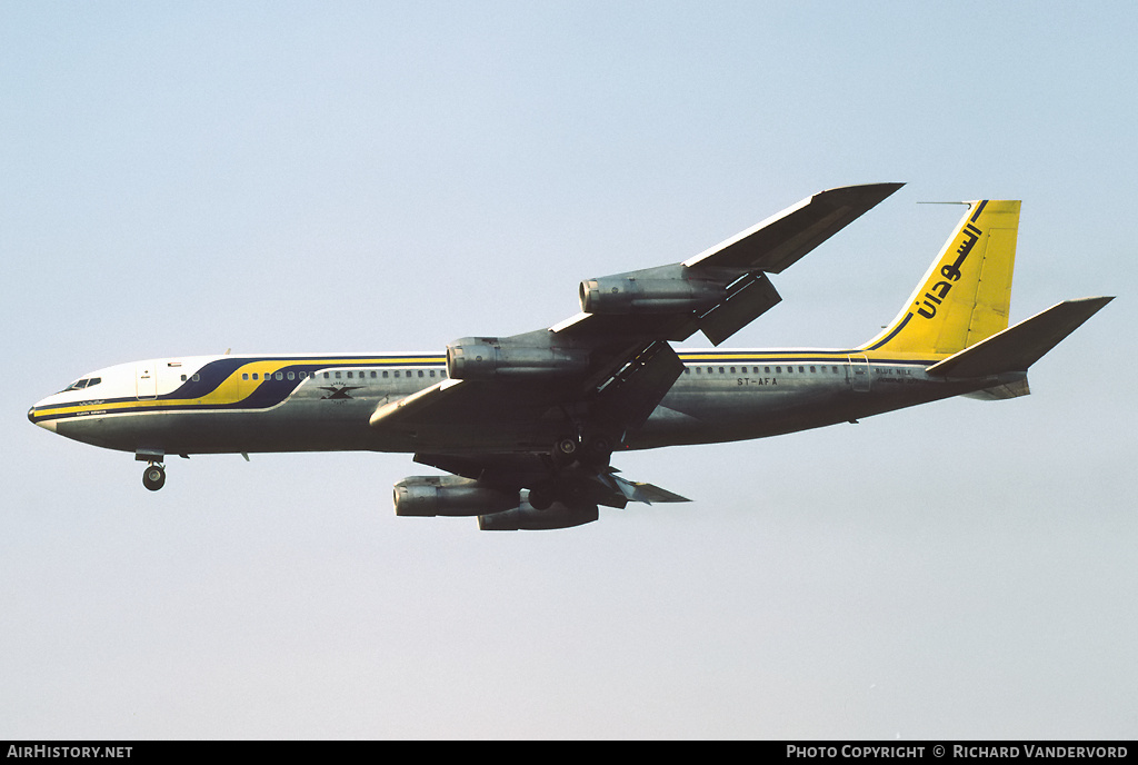 Aircraft Photo of ST-AFA | Boeing 707-3J8C | Sudan Airways | AirHistory.net #19979