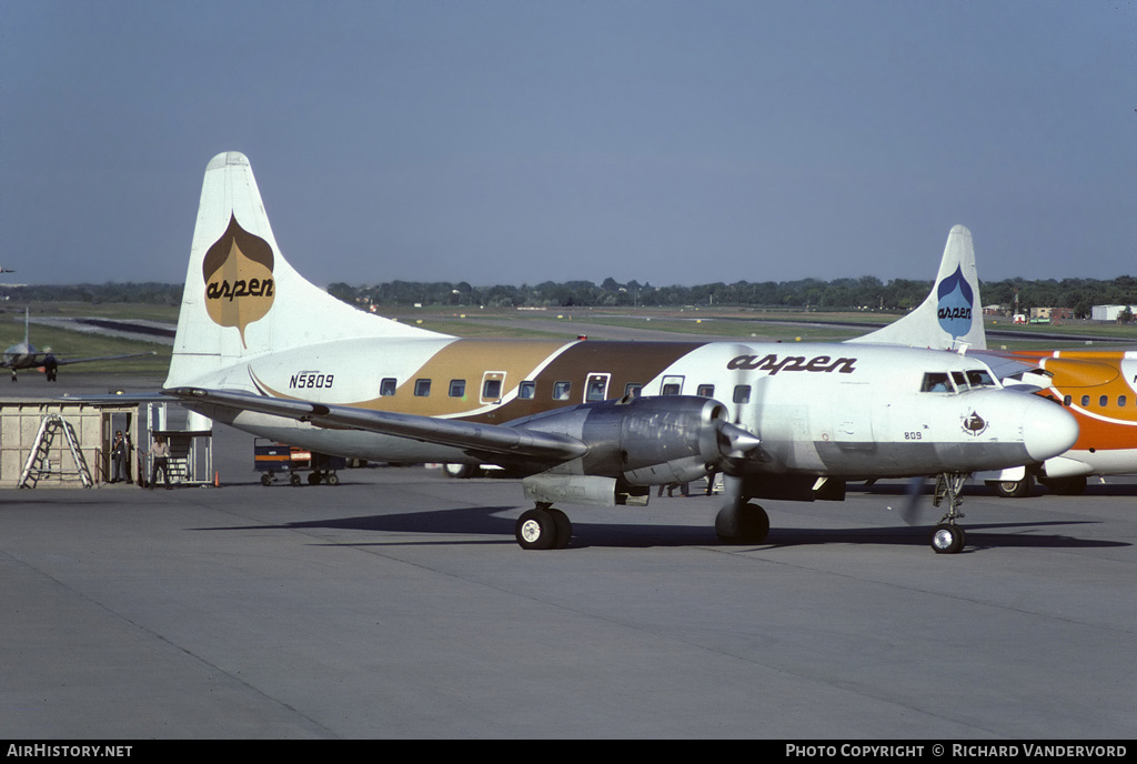 Aircraft Photo of N5809 | Convair 580 | Aspen Airways | AirHistory.net #19988