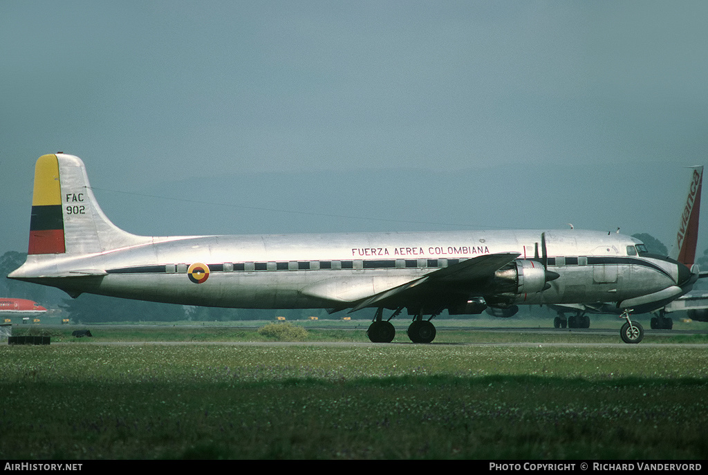 Aircraft Photo of FAC902 | Douglas DC-6B | Colombia - Air Force | AirHistory.net #19996