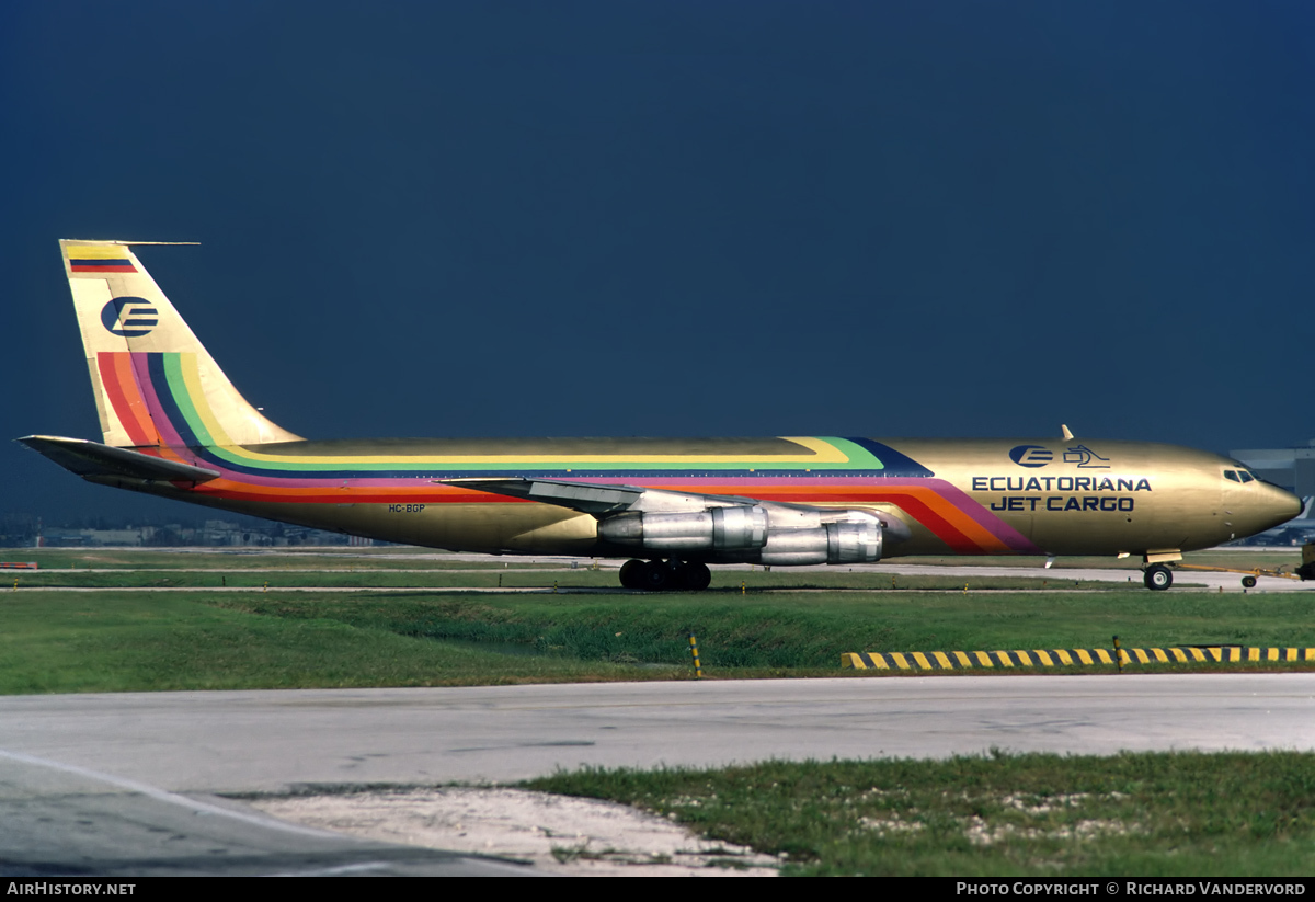 Aircraft Photo of HC-BGP | Boeing 707-321C | Ecuatoriana Jet Cargo | AirHistory.net #19998